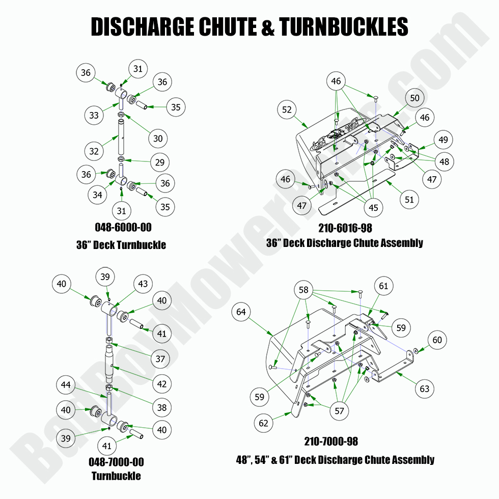 2022 Revolt - Discharge Chute & Turnbuckles